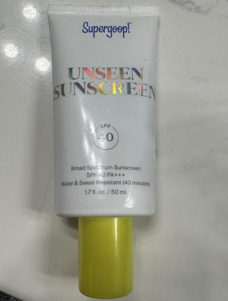 Supergoop Unseen Sunscreen SPF 40